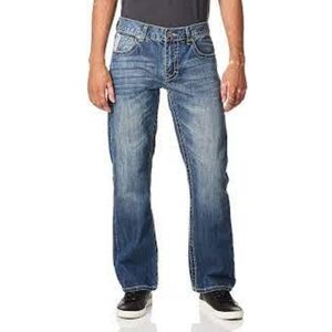 John B. Stetson Rocker Bootleg Jeans 32x36